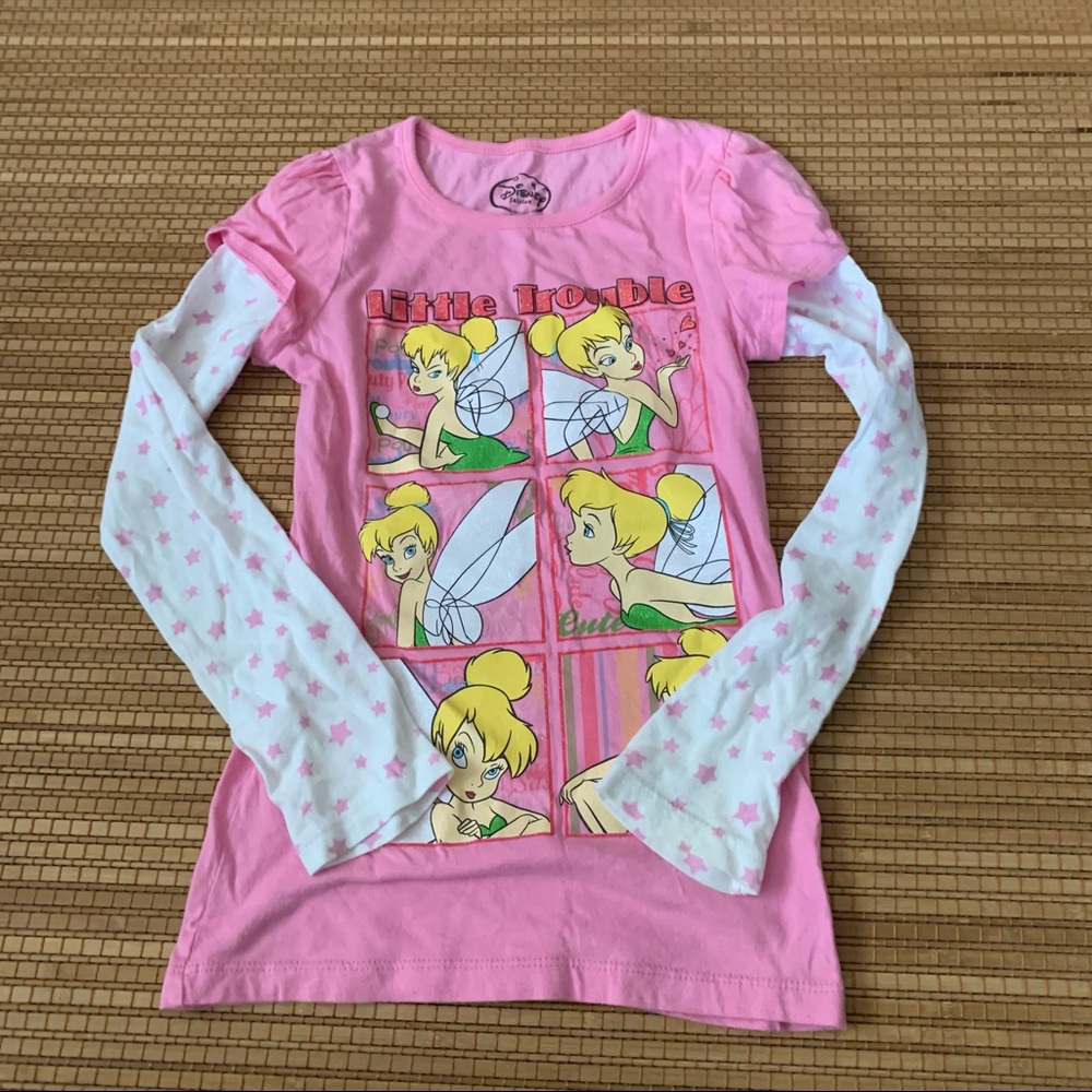 Disney Tinker Bell little trouble longsleeved shirt Size medium